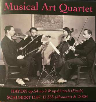Album Musical Art Quartet: Op.54 No.2 & Op.64 No.5 (Finale) / D.87, D.353 (Menuetto) & D.804