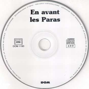 CD Musique De La LÉgion ÉtrangÈre: En Avant Les Paras 284257