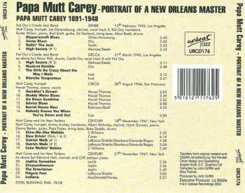 CD Mutt Carey: Portrait Of A New Orleans Master 93006