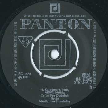 SP Muzika Bez Kapelníka: Poprask Pod Balkonem / Anna Maria