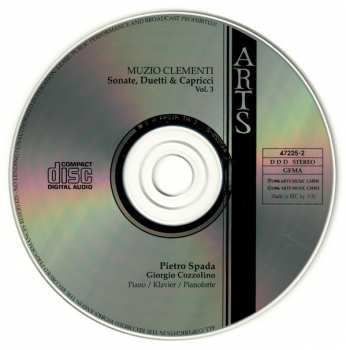 CD Muzio Clementi: Sonate, Duetti & Capricci 188774