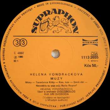 LP Helena Vondráčková: Múzy 42702