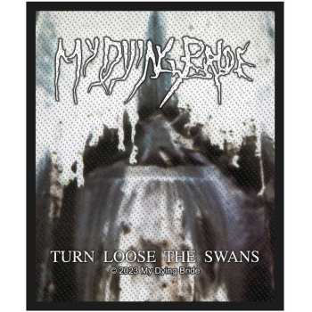 Merch My Dying Bride: Standard Woven Patch Turn Loose The Swans