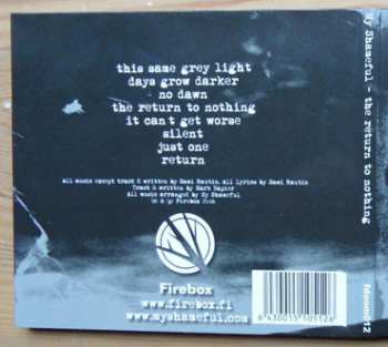 CD My Shameful: The Return To Nothing DIGI 256493