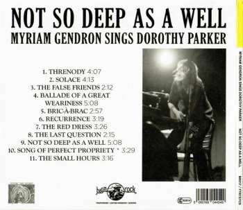CD Myriam Gendron: Not So Deep As A Well