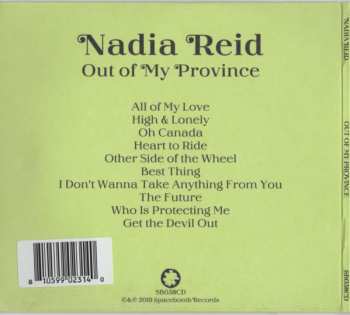 CD Nadia Reid: Out Of My Province 152529