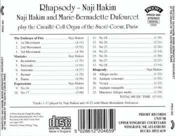 CD Naji Hakim: Naji Hakim - Rhapsody  464725