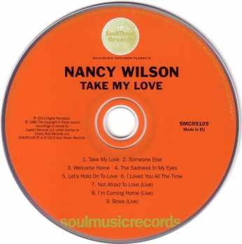 CD Nancy Wilson: Take My Love  268613