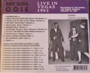 CD Nat King Cole: Live In Vegas 1962 93446