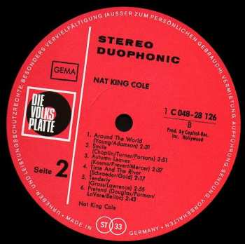 LP Nat King Cole: Nat King Cole