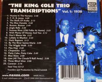 CD Nat King Cole: The King Cole Trio Transcriptions Vol. 1 1938 465862