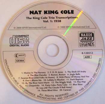 CD Nat King Cole: The King Cole Trio Transcriptions Vol. 1 1938 465862