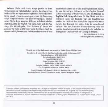 CD Natalie Clein: Viola Sonata / Cello Sonata / Six Studies In English Folk Song 286903