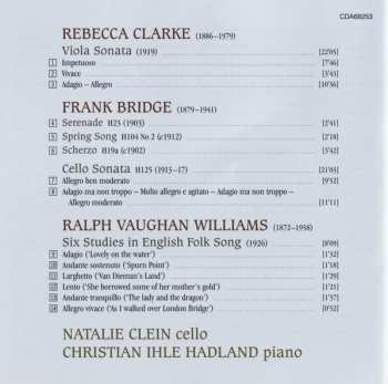 CD Natalie Clein: Viola Sonata / Cello Sonata / Six Studies In English Folk Song 286903