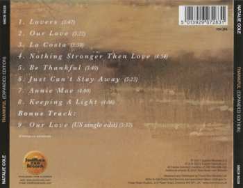 CD Natalie Cole: Thankful 278328