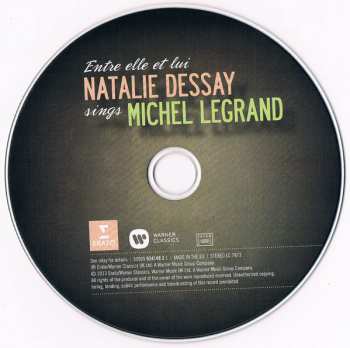 CD Natalie Dessay: Entre Elle Et Lui (Natalie Dessay Sings Michel Legrand) 179564