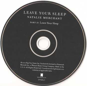 2CD Natalie Merchant: Leave Your Sleep 19940