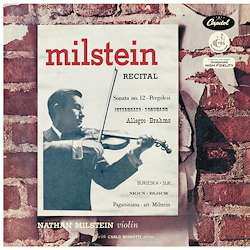 Nathan Milstein: A Milstein Recital