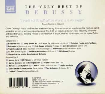 2CD Naxos: The Very Best Of Debussy 481370