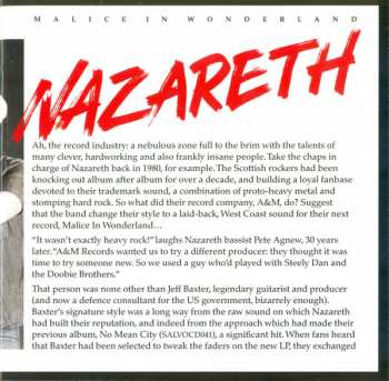 CD Nazareth: Malice In Wonderland 289250