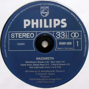 LP Nazareth: Nazareth CLR 396728