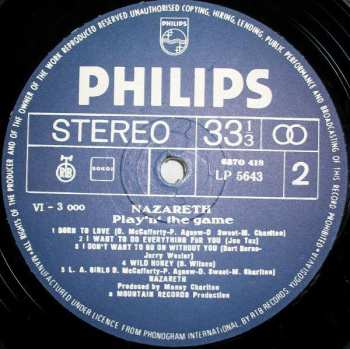 LP Nazareth: Play'n' The Game