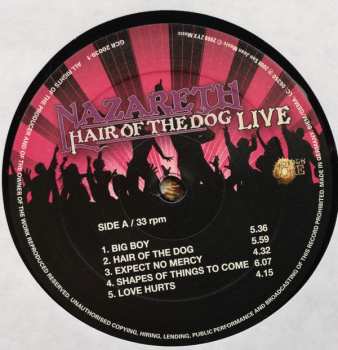 LP Nazareth: Hair Of The Dog Live 383476