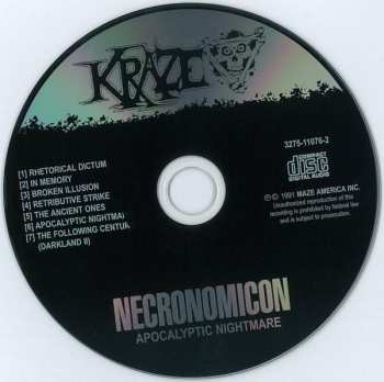 CD Necronomicon: Apocalyptic Nightmare