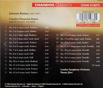 CD Neeme Järvi: Brahms: Complete Hungarian Dances
