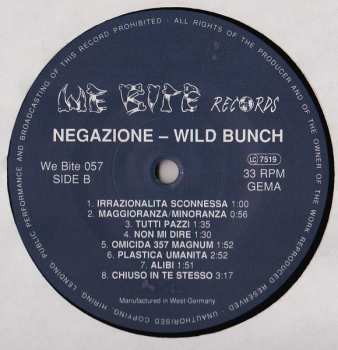 LP Negazione: Wild Bunch / The Early Days 376786