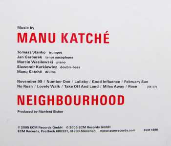 CD Manu Katché: Neighbourhood 24854