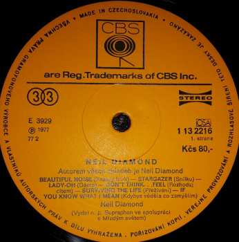 LP Neil Diamond: Neil Diamond 41970