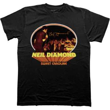 Merch Neil Diamond: Neil Diamond Unisex T-shirt: Sweet Caroline Oval (small) S