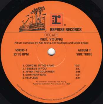 3LP Neil Young: Decade LTD 319160