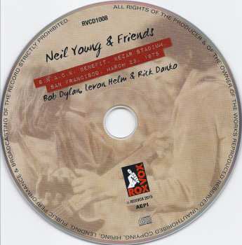 CD Neil Young & Friends: At Kezar Stadium, San Francisco, March 23. 1975 395558