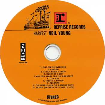 3CD/2DVD/Box Set Neil Young: Harvest - 50th Anniversary Edition DLX