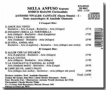 2CD Nella Anfuso: Antonio Vivaldi: Cantate - Opera Omnia I 267533