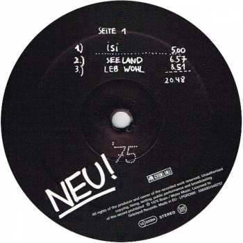 LP Neu!: Neu! '75 109367