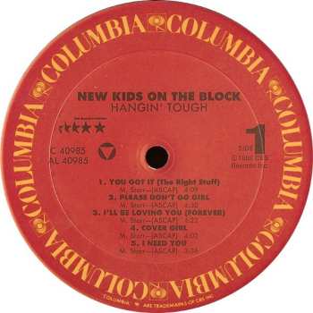 LP New Kids On The Block: Hangin' Tough 504073