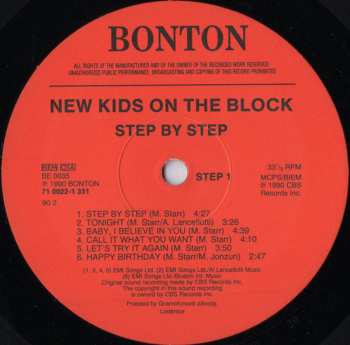 LP New Kids On The Block: Step By Step 69669