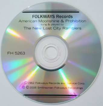 CD The New Lost City Ramblers: American Moonshine & Prohibition