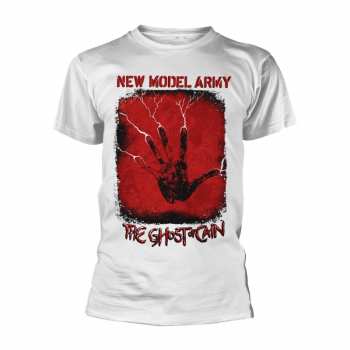 Merch New Model Army: Tričko The Ghost Of Cain (white) S