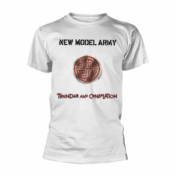 Merch New Model Army: Tričko Thunder And Consolation (white) S