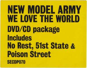 CD/DVD New Model Army: We Love The World 185562