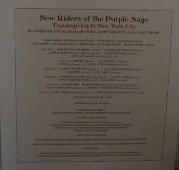 3LP New Riders Of The Purple Sage: Thanksgiving in New York City 36033