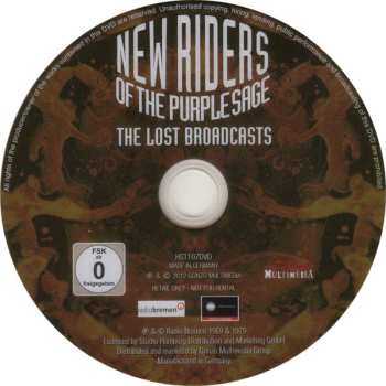 DVD New Riders Of The Purple Sage: The Lost Broadcasts 497737