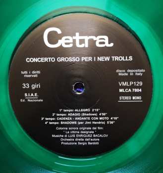LP New Trolls: Concerto Grosso Per I New Trolls CLR | LTD 513665