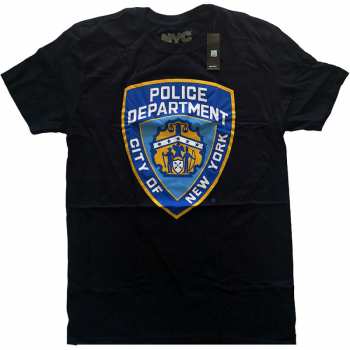 Merch New York City: Tričko Police Dept. Badge 