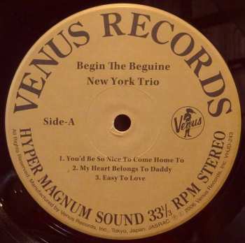 LP New York Trio: Begin The Beguine LTD