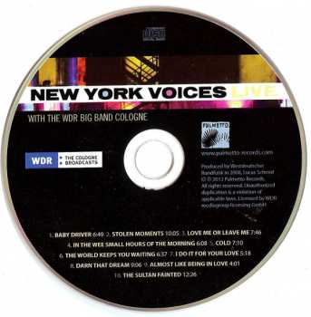 CD New York Voices: Live 92040